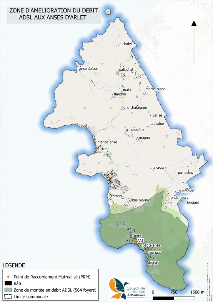 Martinique: Montée en débit ADSL aux Anses d’Arlet et aux Trois-Ilets