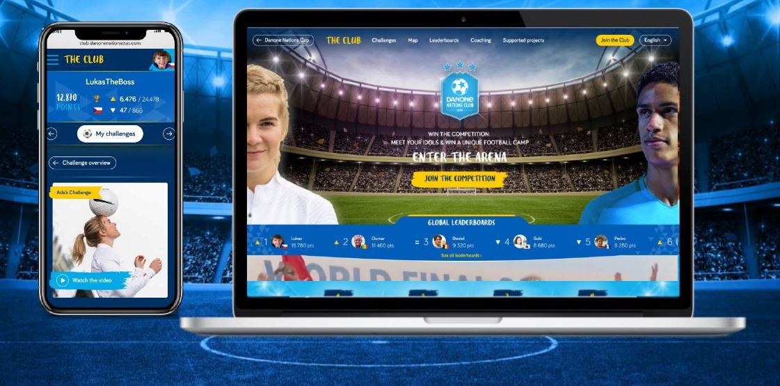 Danone Nations Club: Une compétition en ligne ouverte à tous