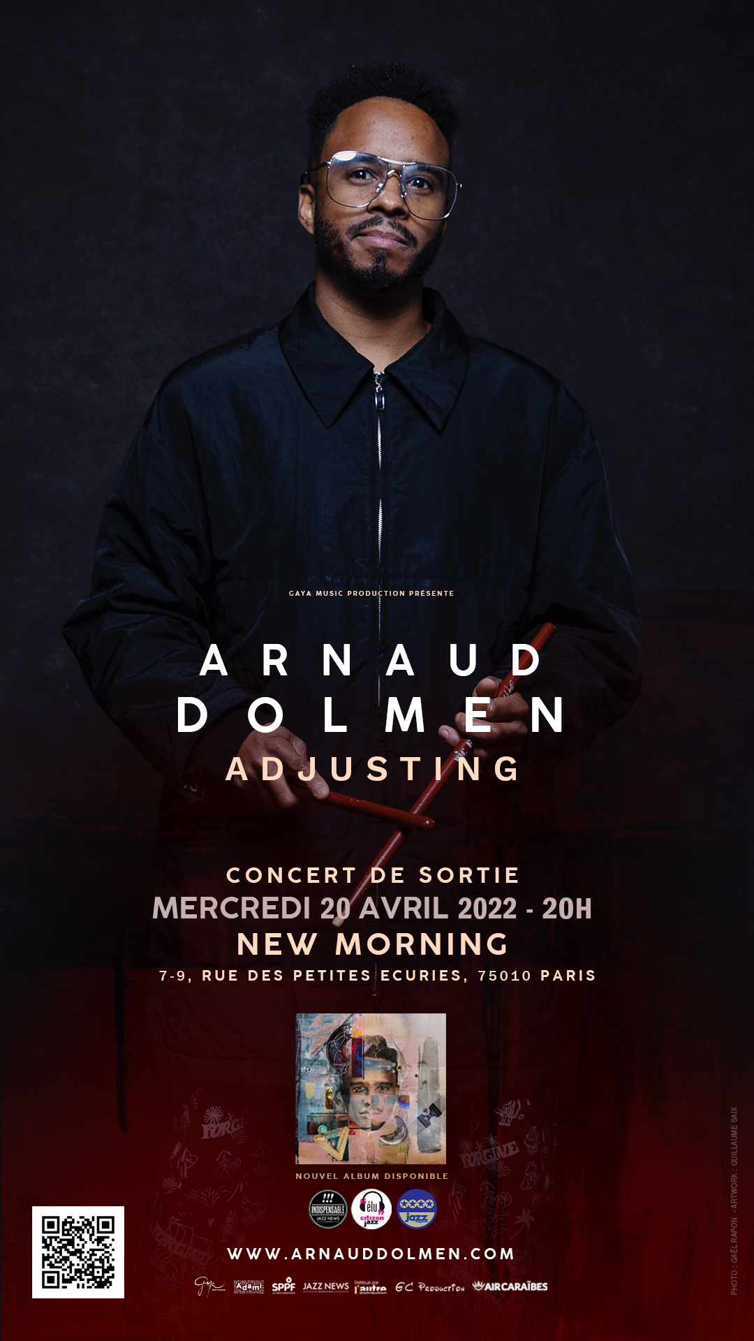 Le batteur Guadeloupéen Arnaud Dolmen en concert demain au New Morning (Paris)