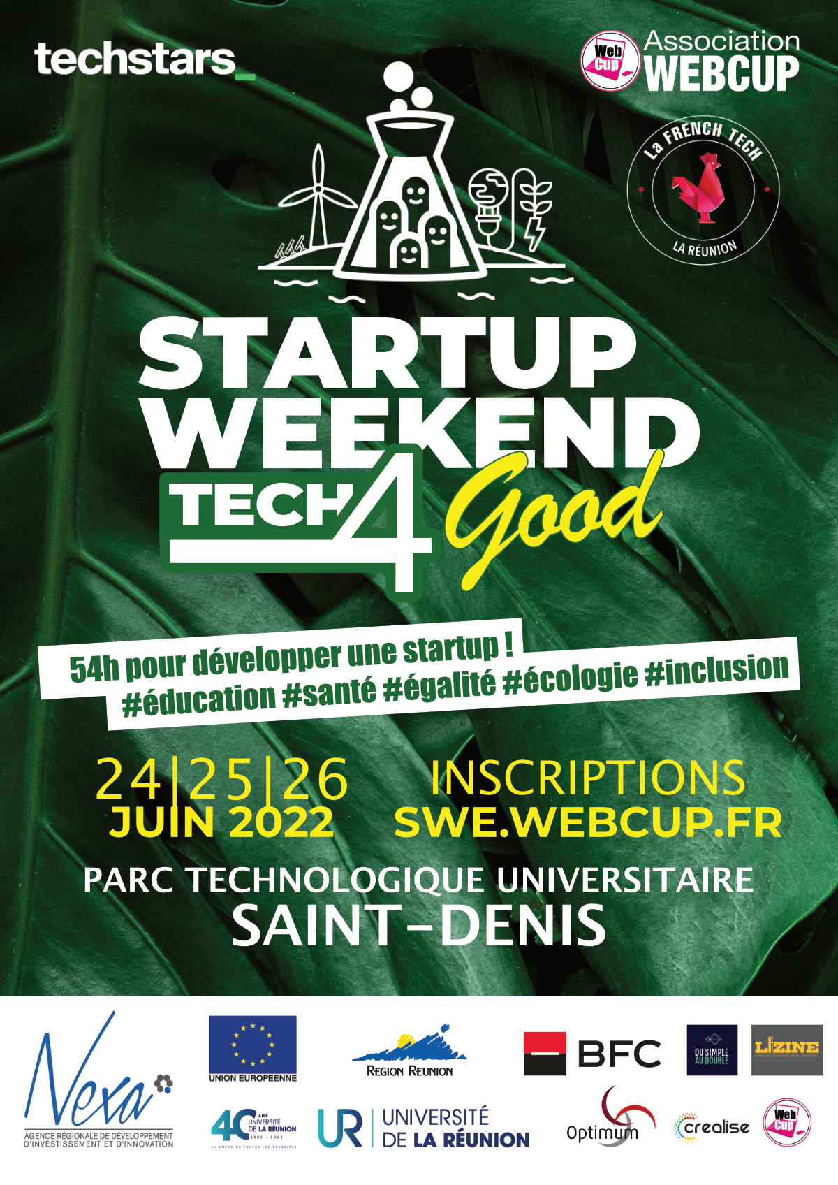 Le Startup Weekend de retour avec une nouvelle thématique : #Tech4Good en partenariat avec French Tech la Réunion