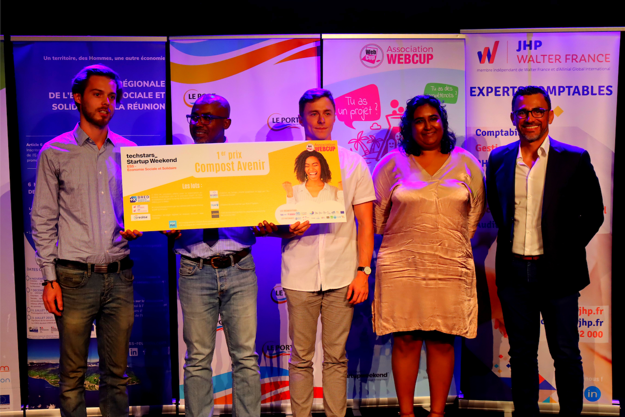Cérémonie de remise des prix du 21ème Startup weekend Réunion - 4ème édition #ESS –