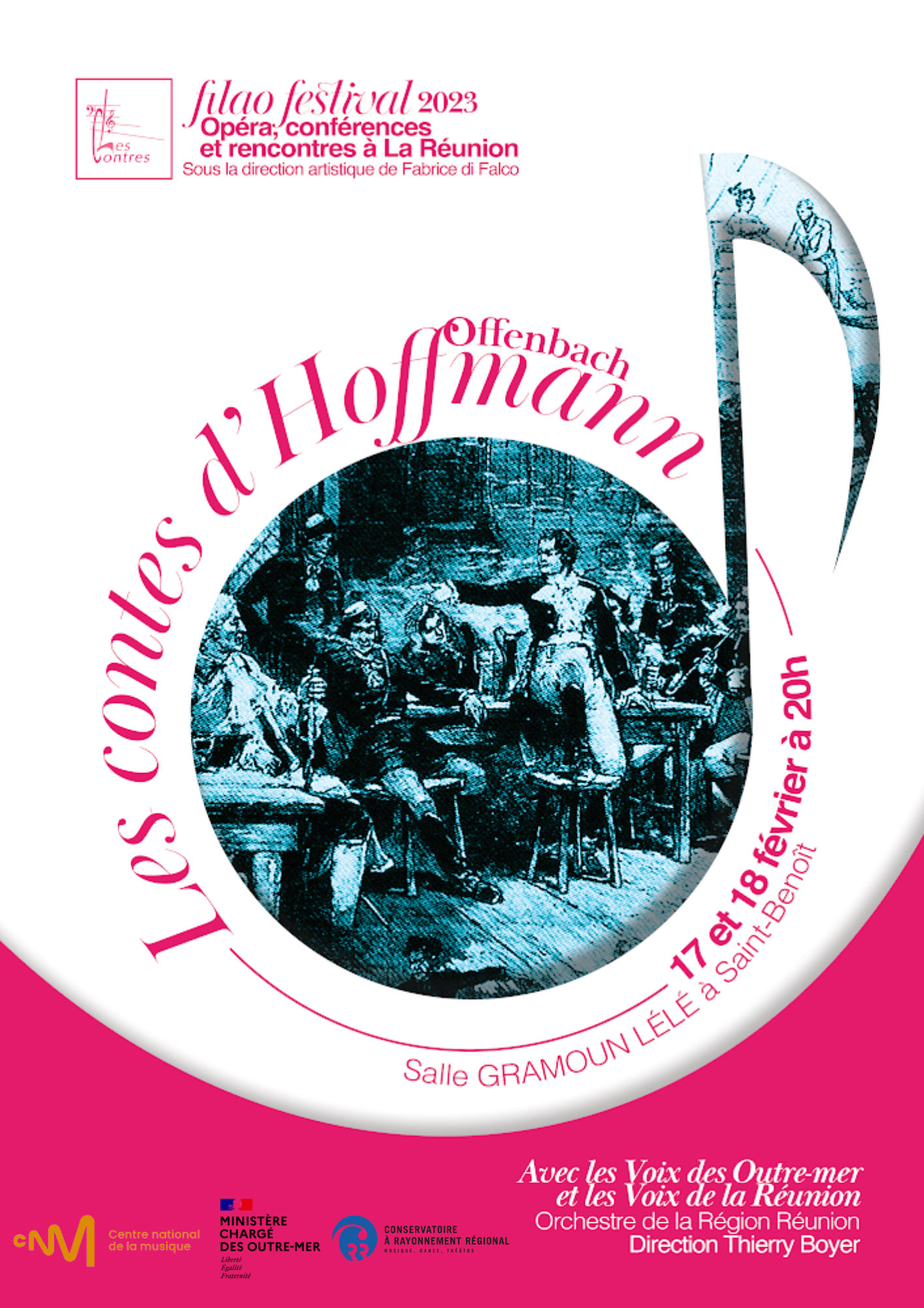 Opéra voix des Outre-Mer : Les contes d’Hoffmann arrivent à la Réunion les 17 et 18 février