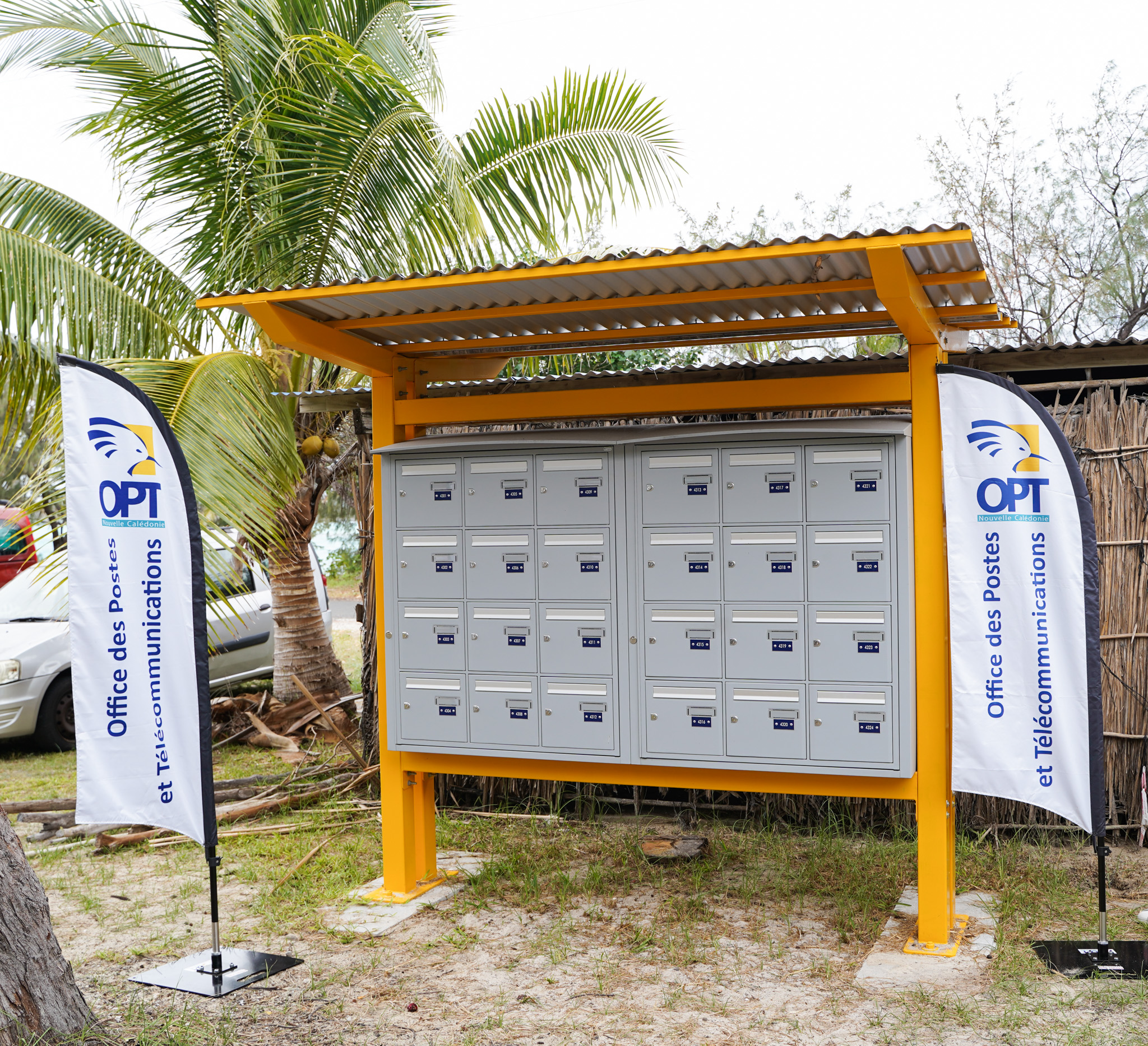 Nouvelle-Calédonie : Inauguration d'un îlot de boites postales à Ouvéa