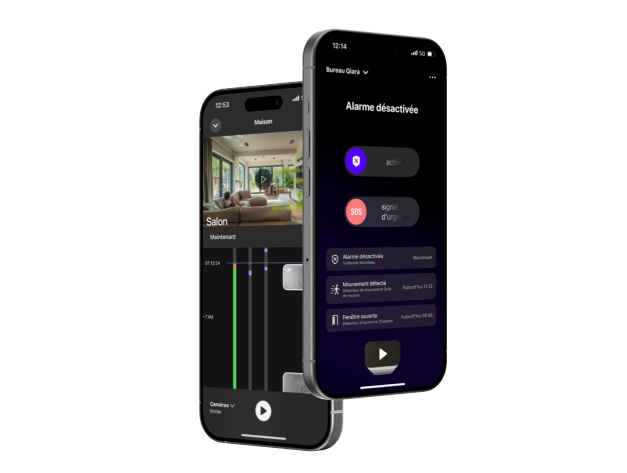 Le système d'alarme connecté nouvelle génération de Qiara proposé aux abonnés Freebox