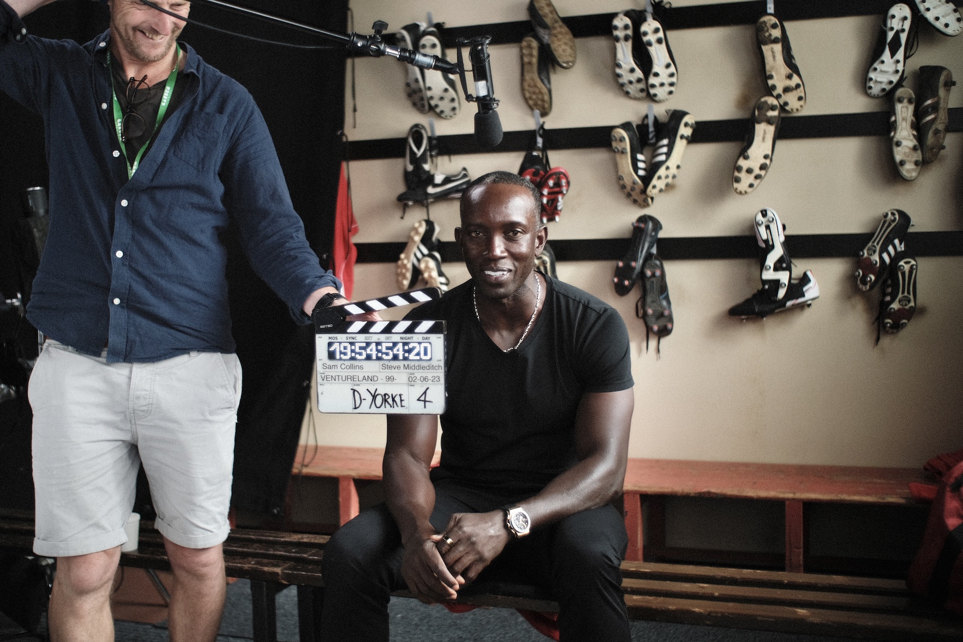 Dwight Yorke. Photo by Sampson Collins