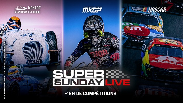 Super Sunday Live : Plus de 16h de compétitions en direct le 12 mai sur la chaîne Automoto