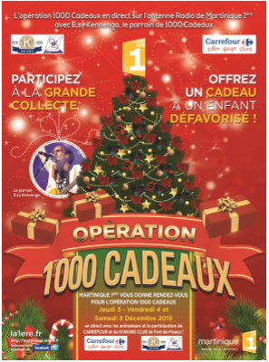 Martinique 1ère organise l'opération 1000 Cadeaux