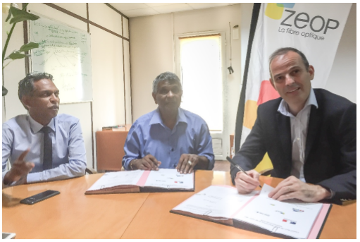 La ville de Saint-Paul et ZEOP  s’engagent pour la fibre optique