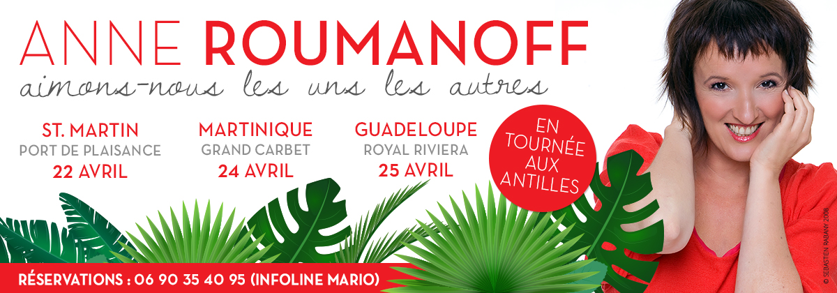 Anne Roumanoff en tournée aux Antilles