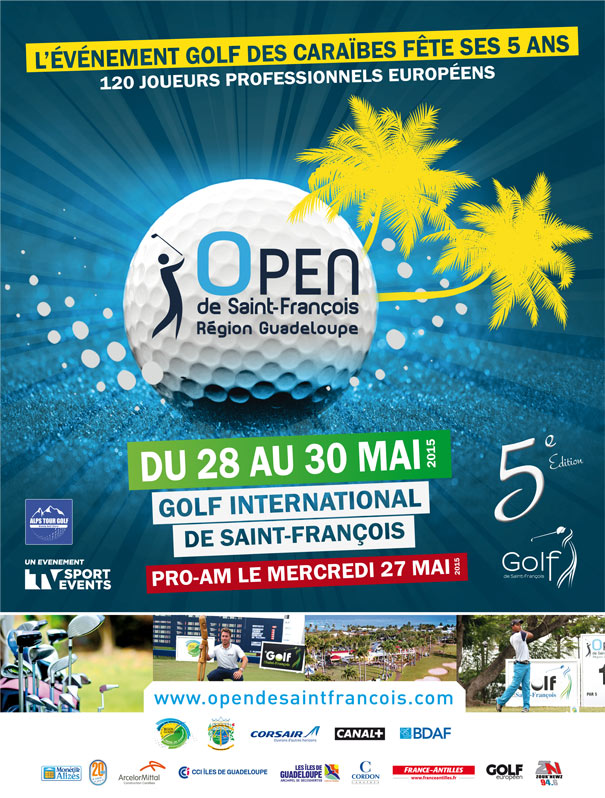 Golf: La 5e édition de l'Open de Saint-François - Région Guadeloupe sur Sport+ et sur le Canal Évènement de Canal+ Caraïbes