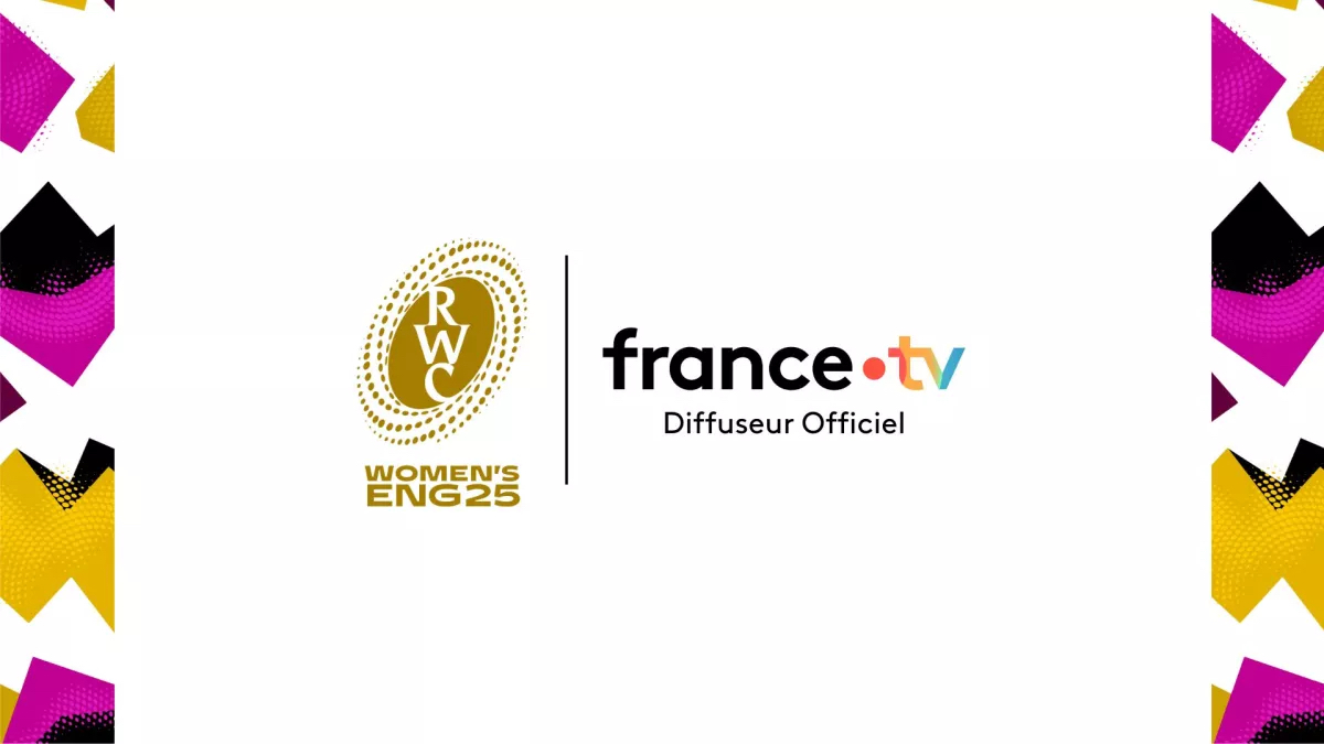 France Télévisions, diffuseur officiel de la Coupe du monde de rugby féminine 2025