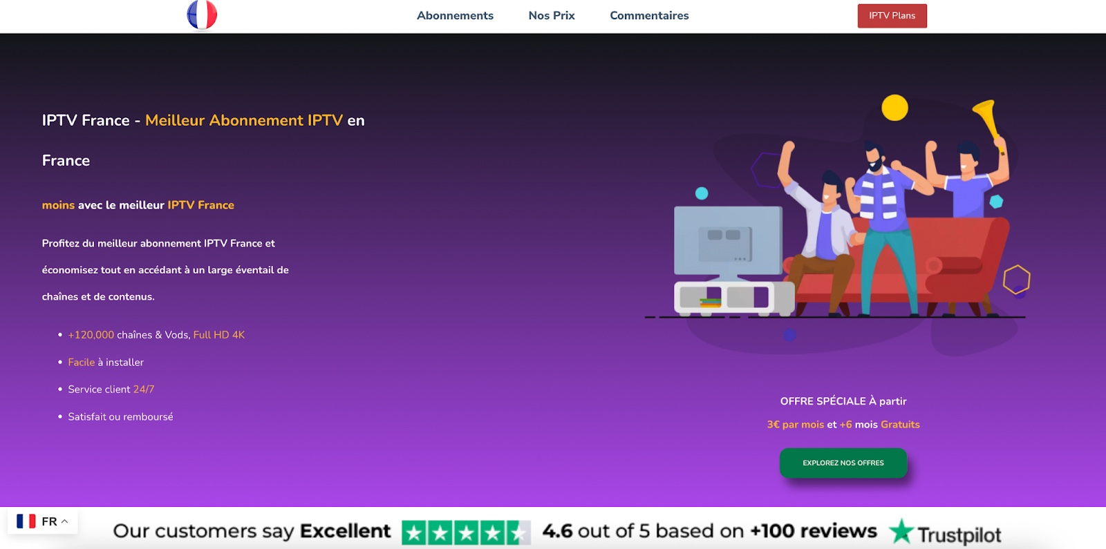 IPTV France : Les 9 abonnements les Plus appréciés cette année
