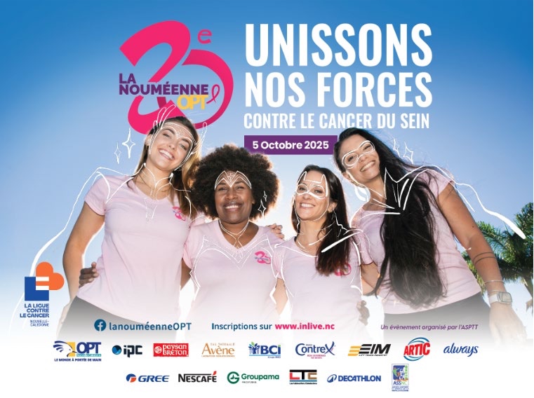 La Nouméenne OPT 2025 : 20 ans d’engagement contre le cancer du sein
