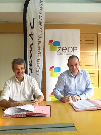 ZEOP et la SEMAC s'associent pour l'équipement du parc social en fibre optique