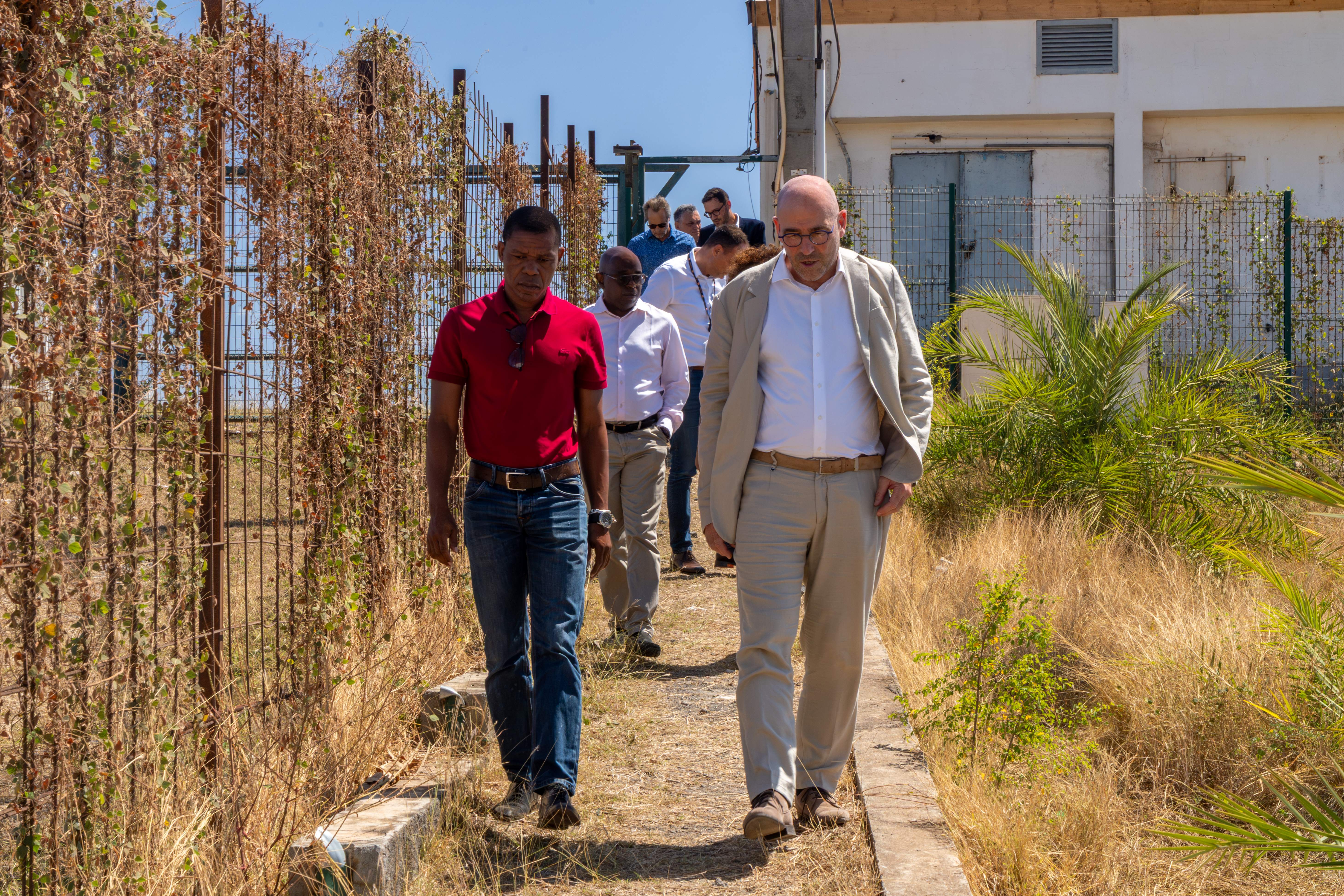 Visite chantier mairie de KOUNGOU