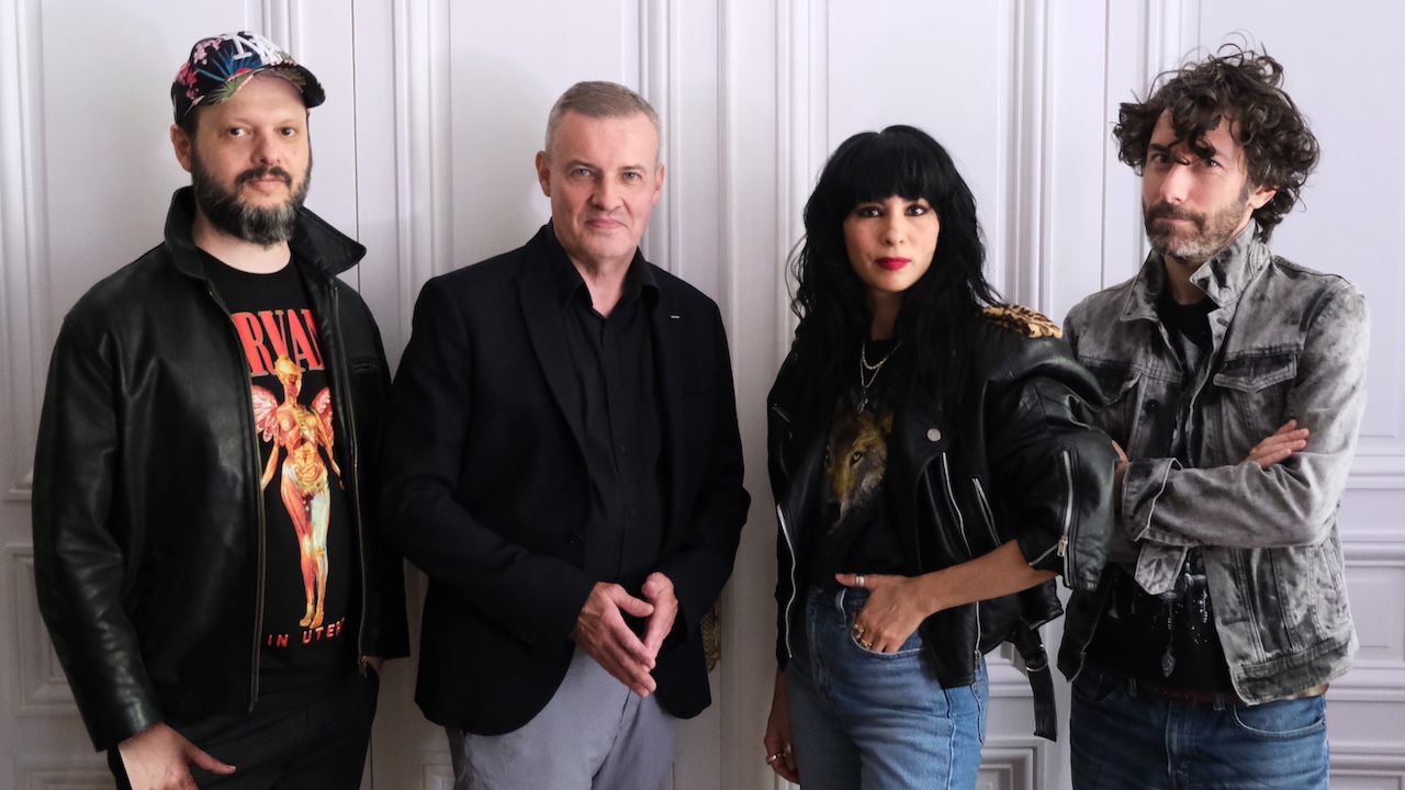 Sur la photo : Daniel Santini, Emmanuel Pierrat, Aurélia Mengin et Nicolas Luquet