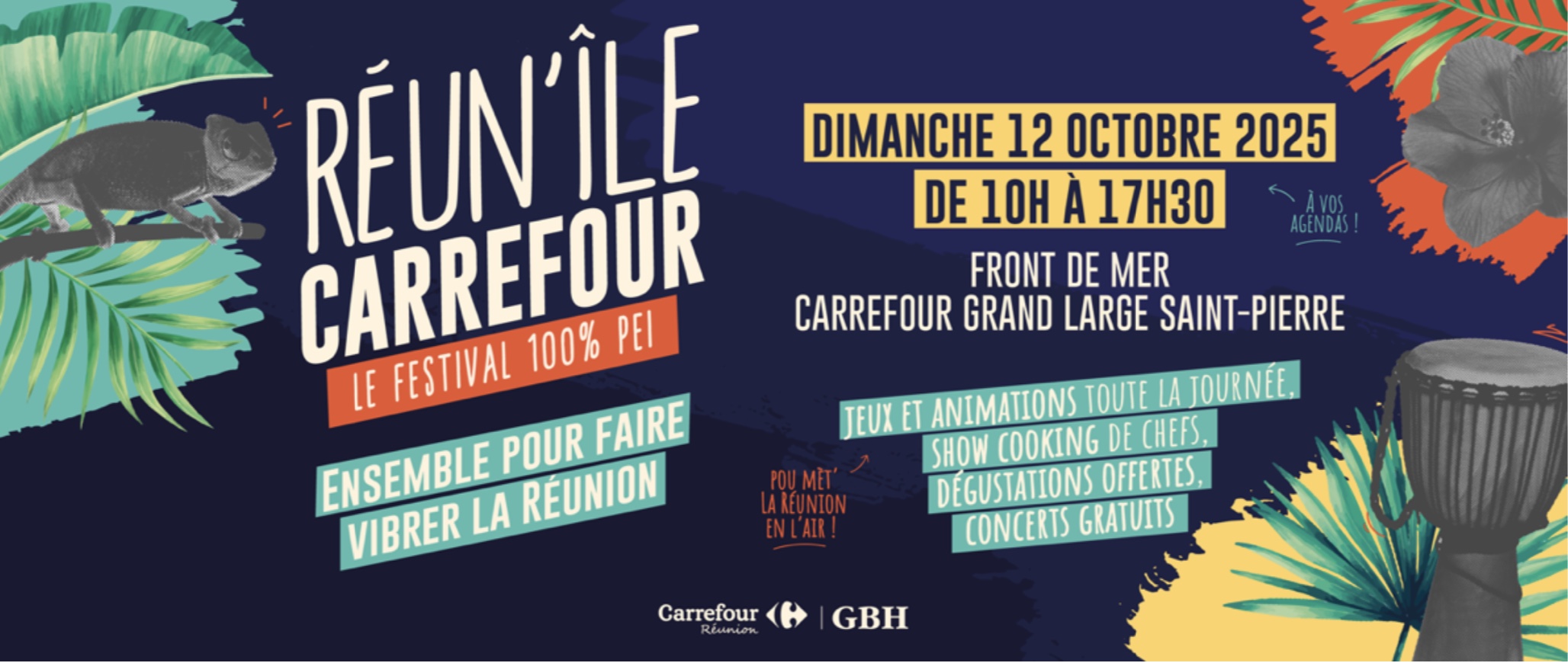Lancement du premier festival 100% péi : Réun’île, un événement familial et gratuit dédié au développement local