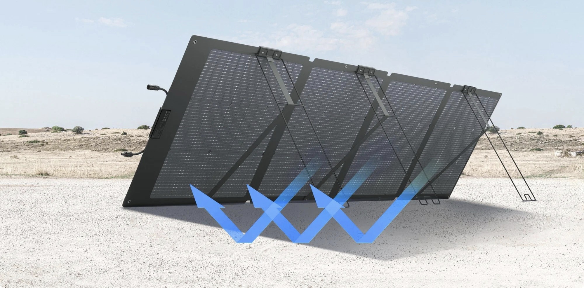 Panneau solaire portable biface EcoFlow NextGen 220W : pionnier d'une nouvelle ère d'énergie verte