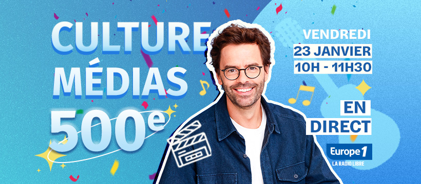 Culture Médias célèbre sa 500ᵉ émission avec Thomas Isle ce vendredi 23 janvier