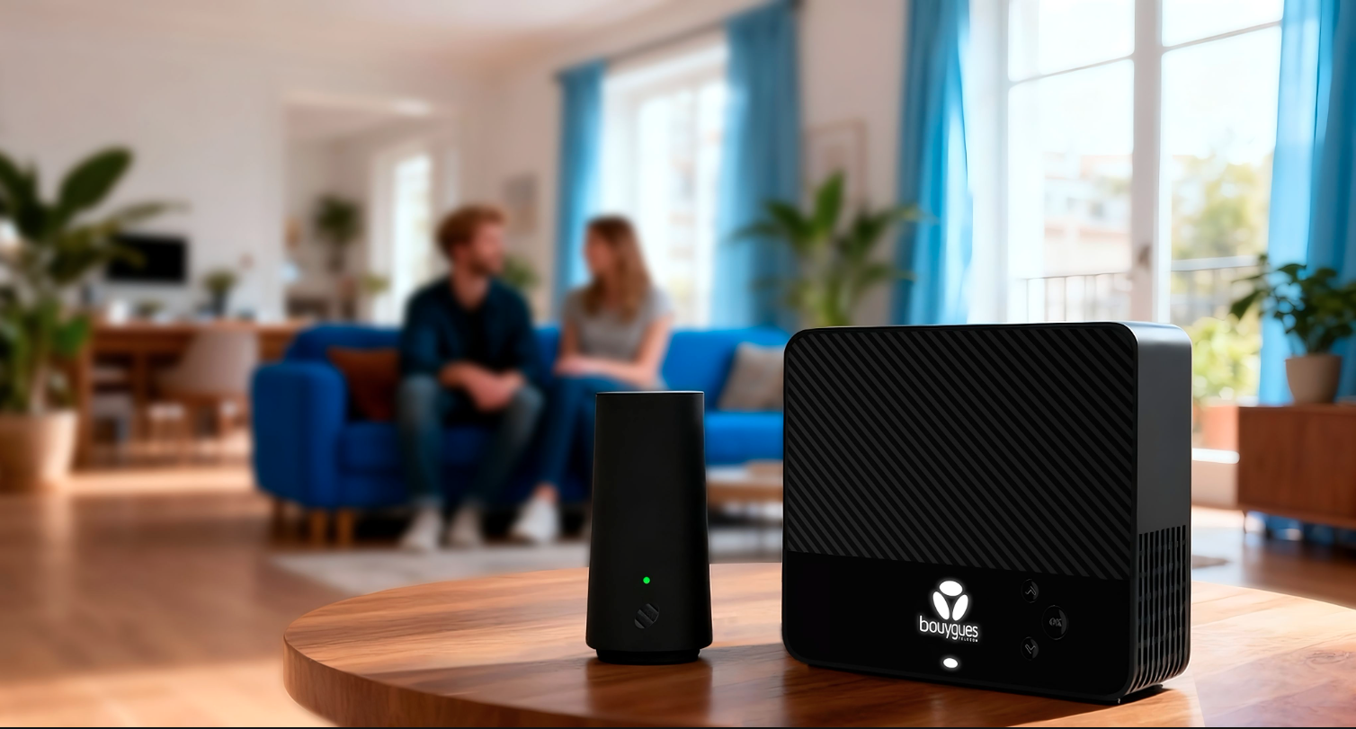 Bouygues Telecom dévoile, pour la 1ère fois en France, le WiFi de secours 5G et la Bbox 5G WiFi 7 avec répéteur et TV