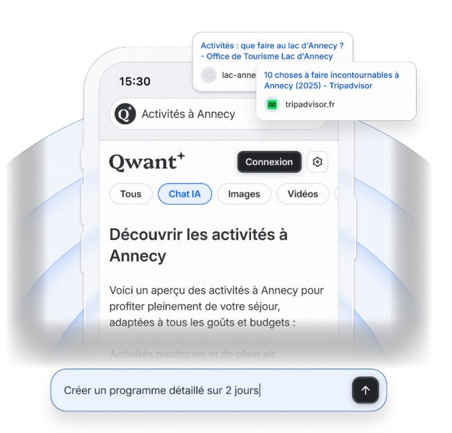 Le Chat IA disponible sur Qwant et Lilo : la recherche web devient conversationnelle