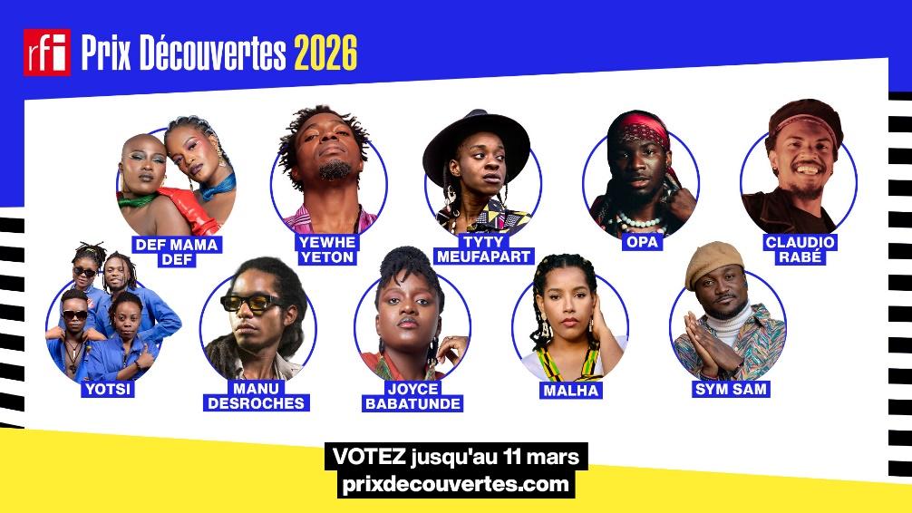 Prix découvertes RFI 2026 : les 10 finalistes