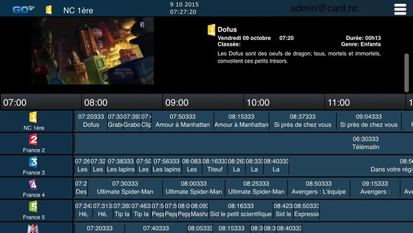 Photo d'illustration de l'application mobile Ma GOTV Lite