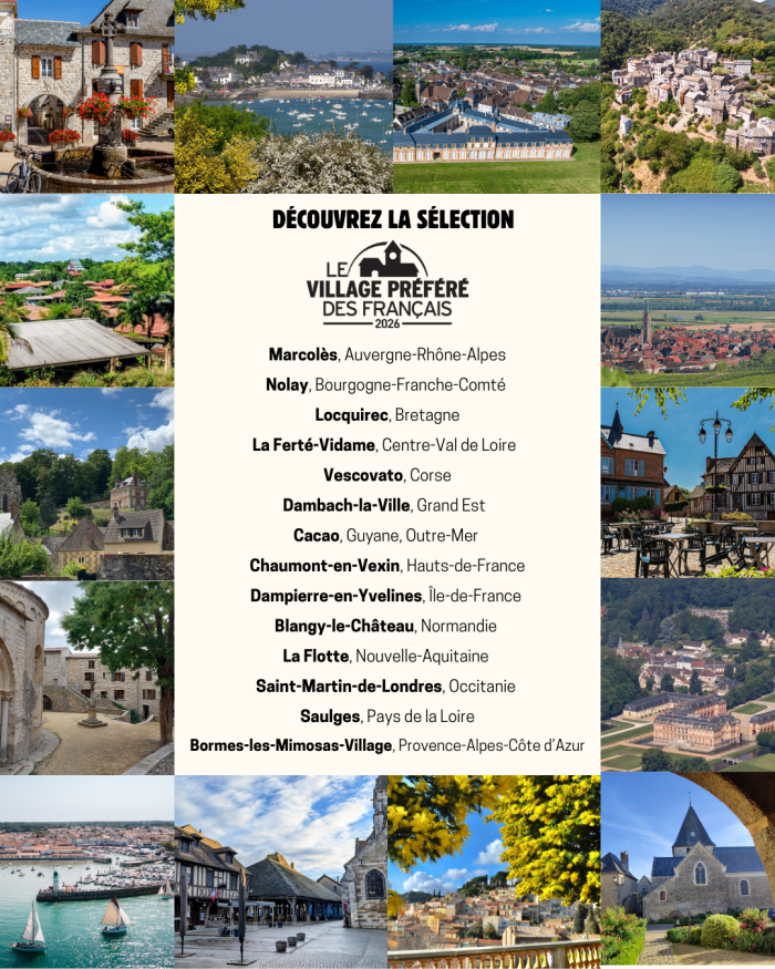 Le Village préféré des Français 2026 : 14 communes en lice dont Cacao en Guyane, les votes sont ouverts