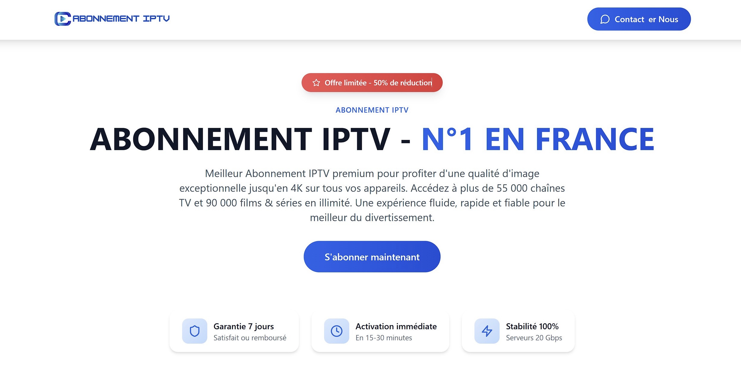 Meilleur IPTV 2026 : Les 7 Top Abonnements IPTV en France