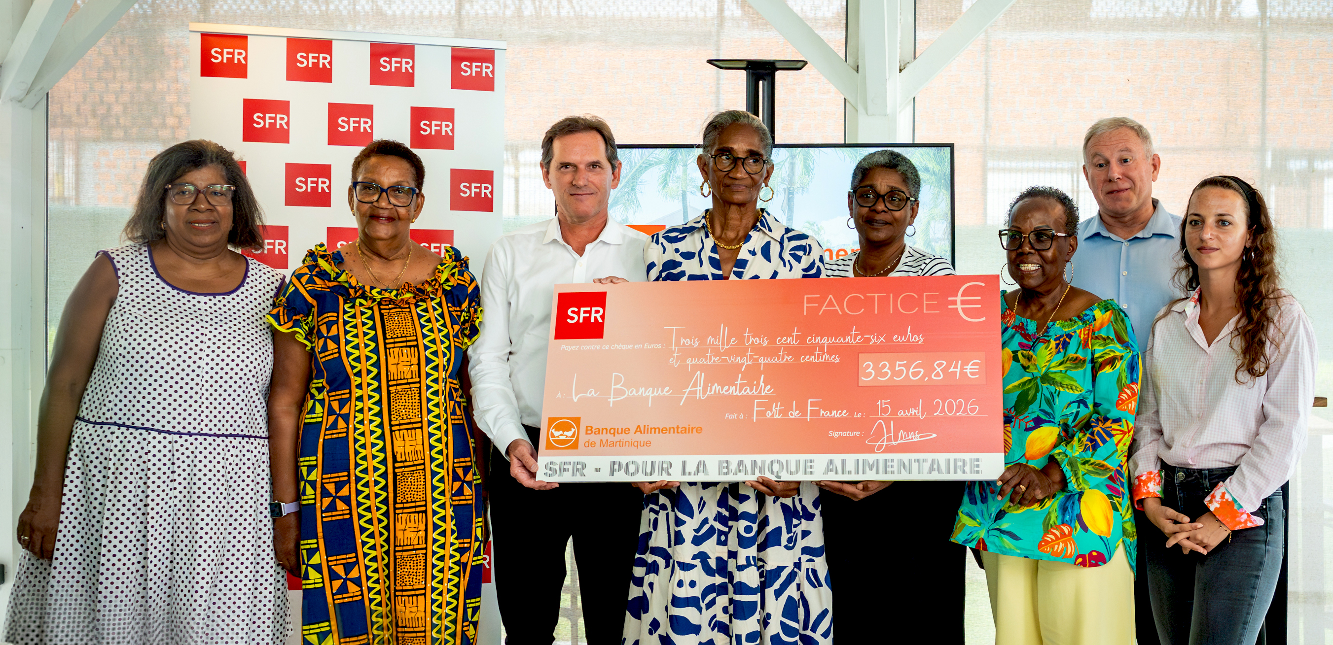 SFR Caraïbe réitère son engagement solidaire avec RegiDOM en Martinique