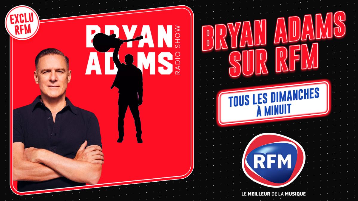 Le « Bryan Adams Radio Show » arrive en exclusivité sur RFM