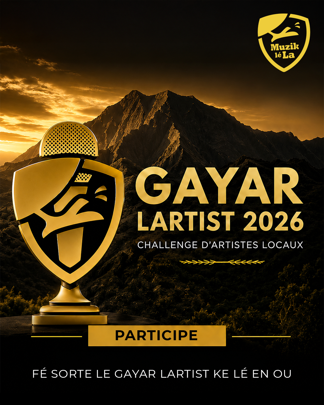 Gayar Lartist 2026 : un nouveau tremplin pour révéler les talents émergents de La Réunion