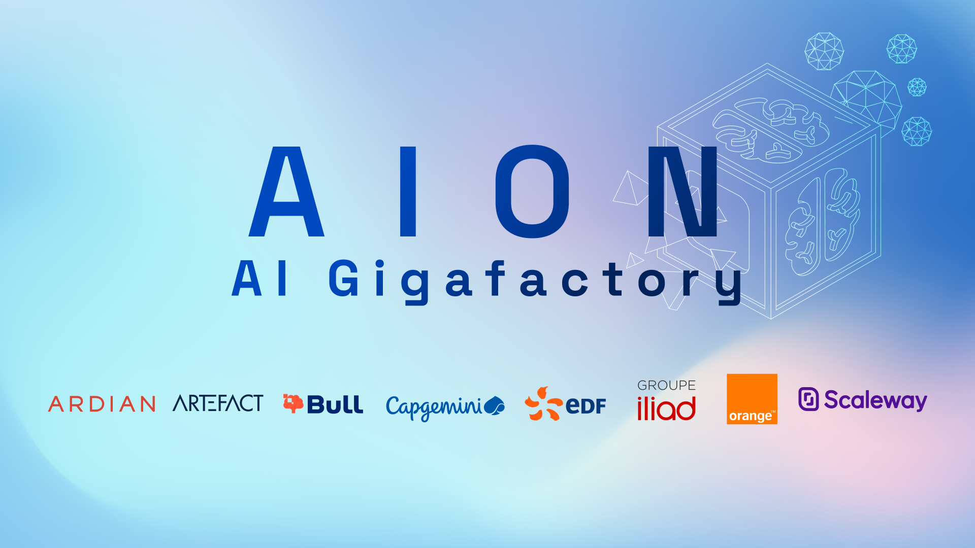 Ardian, Artefact, Bull, Capgemini, EDF, le Groupe iliad, Orange et Scaleway unissent leurs expertises pour porter la candidature d'une AI Gigafactory européenne en France