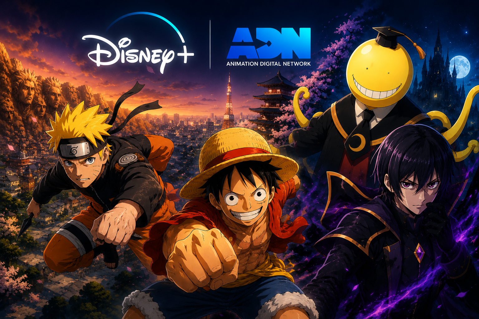 Disney+ et ADN s’allient pour muscler l’offre animé en France avec plus de 1 500 contenus à venir