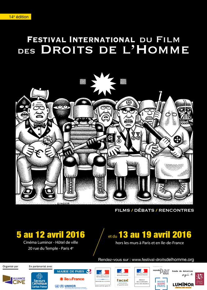 Affiche du Festival International du Film des Droits de l'Homme