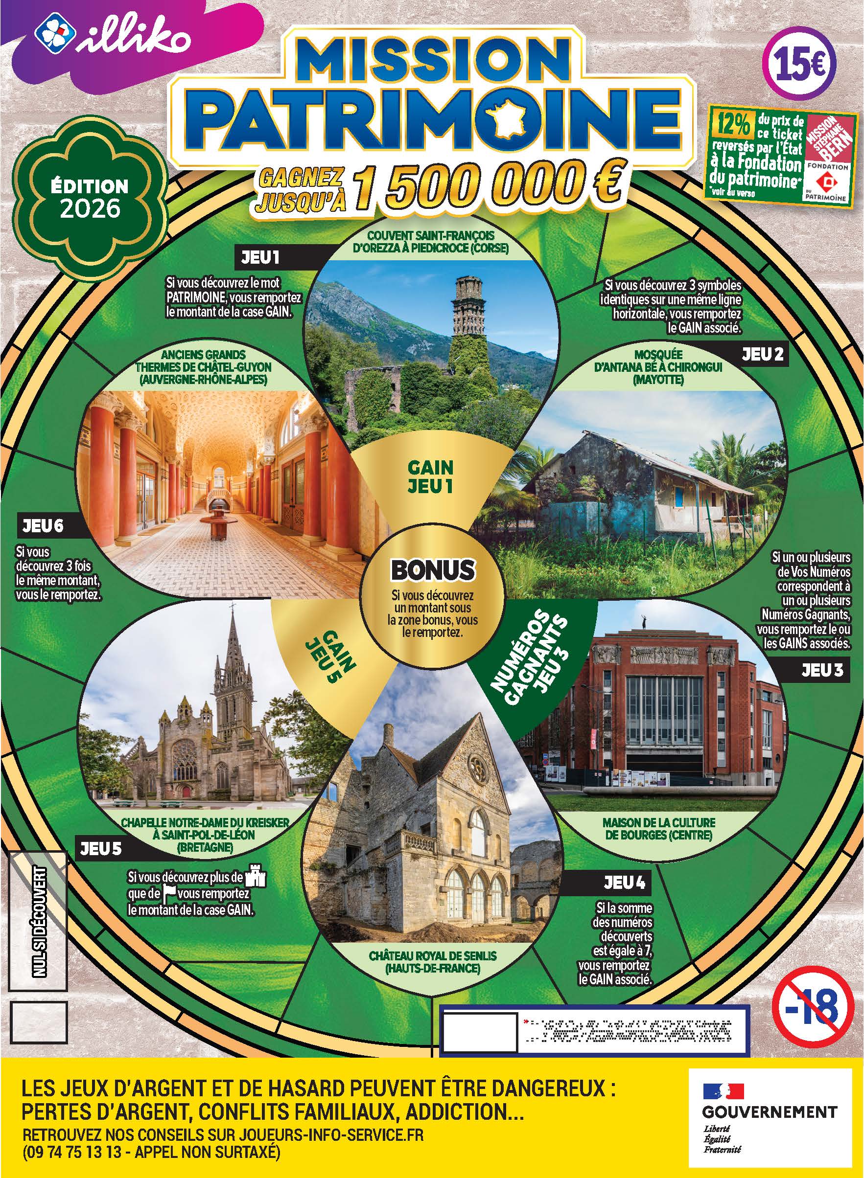 Mission Patrimoine 2026 : la FDJ renouvelle son engagement pour sauver les trésors français, avec une place de choix pour les patrimoines ultramarins