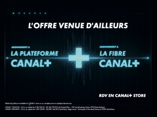 Canal+ revoit ses offres à La Réunion et aux Antilles-Guyane en combinant désormais fibre et contenus premium