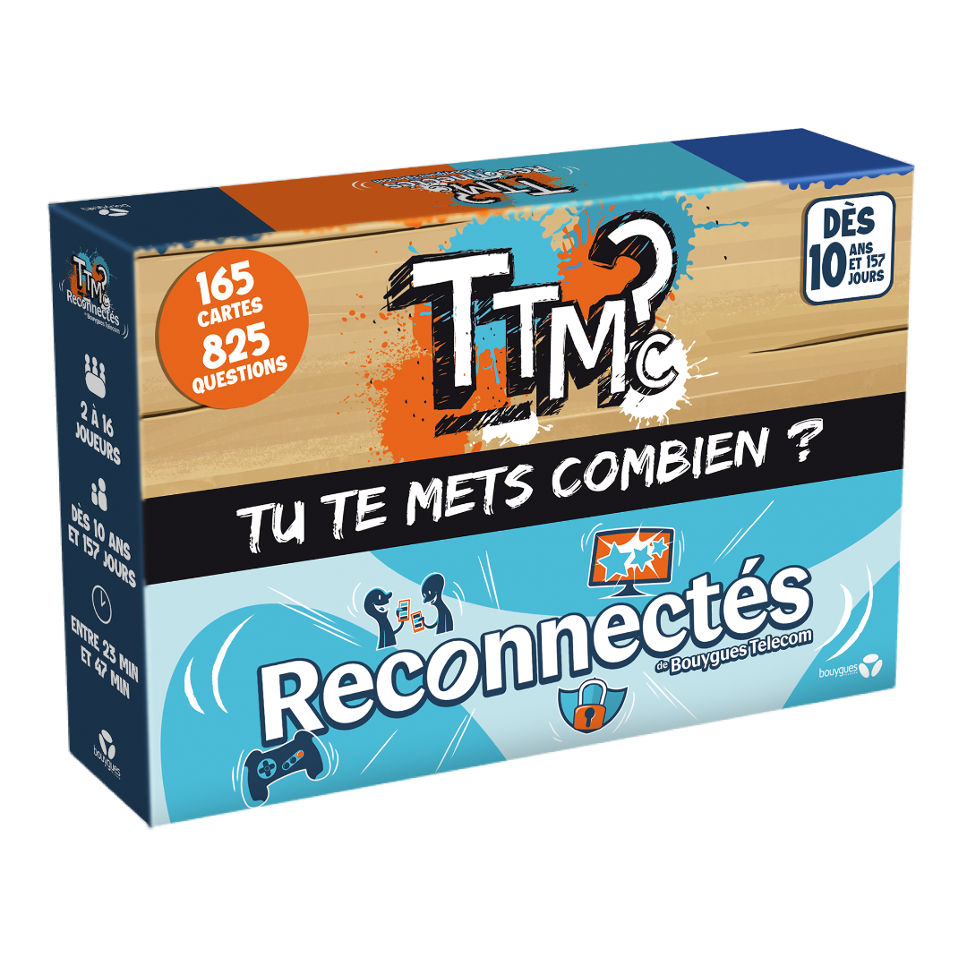 TTMC – Tu Te Mets Combien ? s’associe à Bouygues Telecom pour lancer TTMC – Reconnectés, le jeu qui ouvre le dialogue sur le numérique en famille