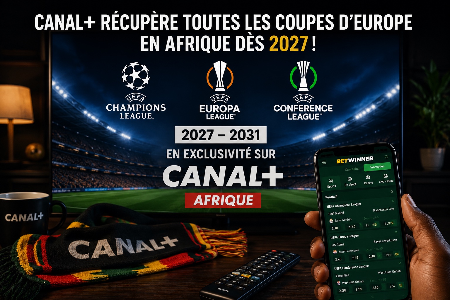 Ligue des champions, Europa League, Conference League : ce que le nouveau contrat de CANAL+ va changer en Afrique