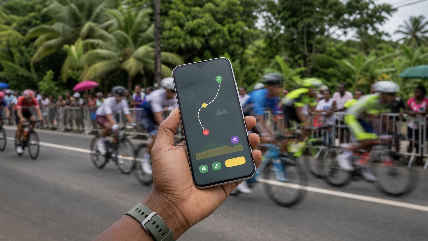 Tour de Guyane digital : quand le cellulaire entre dans la caravane