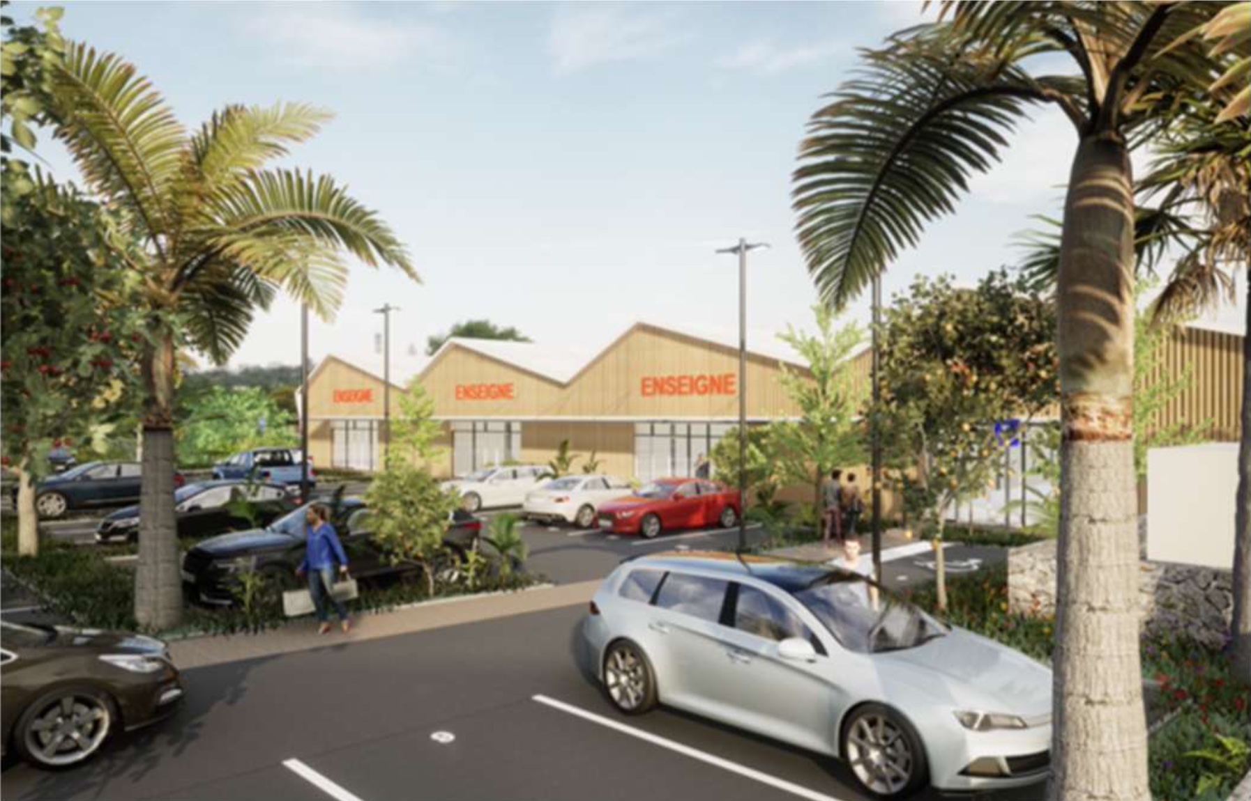 CBo Territoria poursuit le développement du pôle d'activités économiques de Combani à Mayotte : Premières pierres du pôle de services MARASHI et du retail park MULIMA