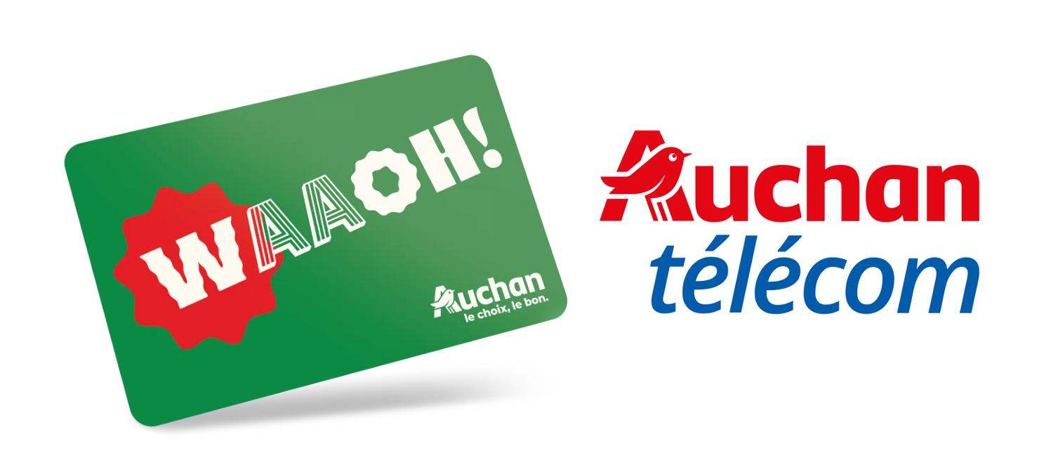 Auchan Télécom renforce le pouvoir d'achat des porteurs de la carte de fidélité « Waaoh! » avec une offre mobile exclusive