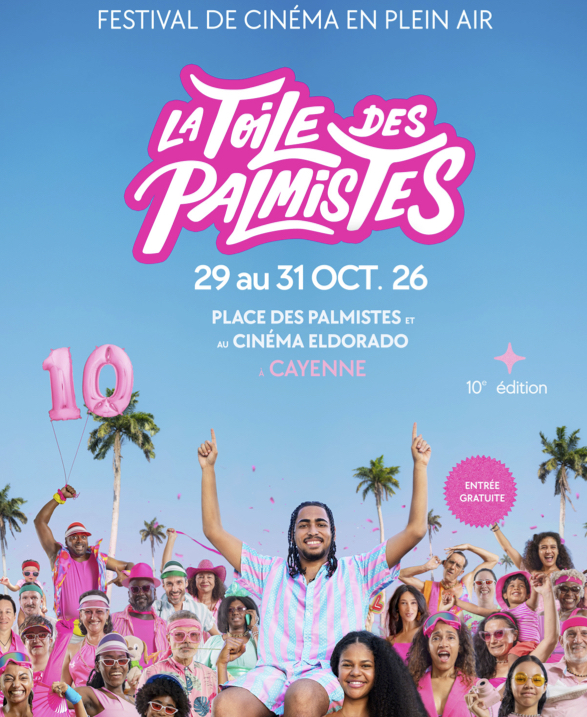 Guyane : La Toile des Palmistes célèbre sa 10e édition avec 43 films, Stany Coppet et trois soirées de cinéma gratuit