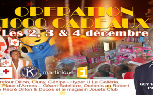 Nouvelle édition de l'opération "1000 Cadeaux" sur Martinique 1ère