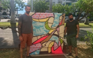 Les armoires de rue de SFR Réunion au Port embellies