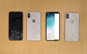 iPhone X se brise face aux tests de fragilité de SquareTrade