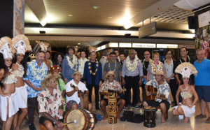 Polynésie: Wallès KOTRA et la délégation du FIFO sont arrivées
