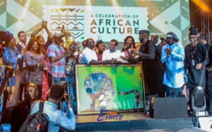 Le Président Macron célèbre la culture africaine au New Afrika Shrine