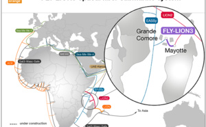Mayotte / Fly-LION3: Un câble de 400 kilomètres pour sécuriser le réseau internet