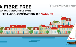 La Fibre Free désormais disponible dans toute l'agglomération de Vannes